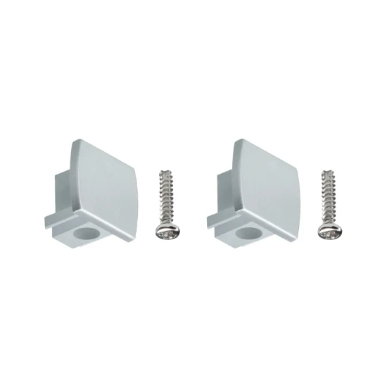 Paulmann URail Eindkappen chroom mat (2 stuks)