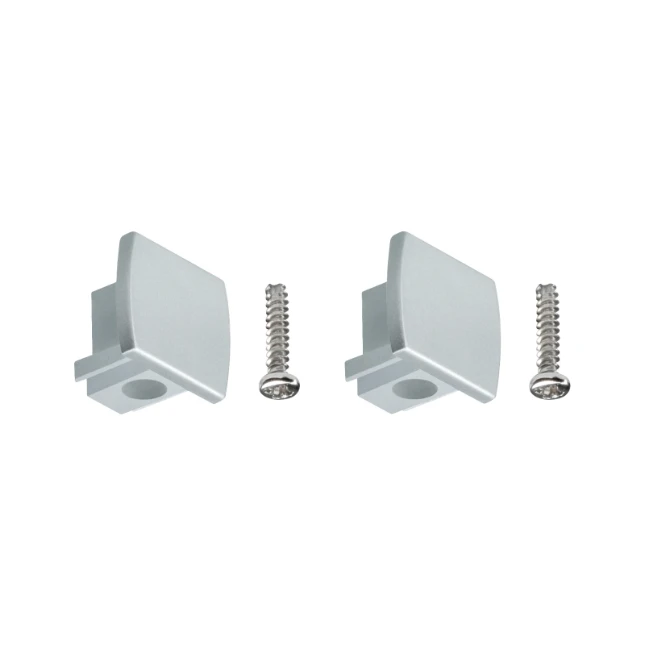 Paulmann URail Eindkappen chroom mat (2 stuks)