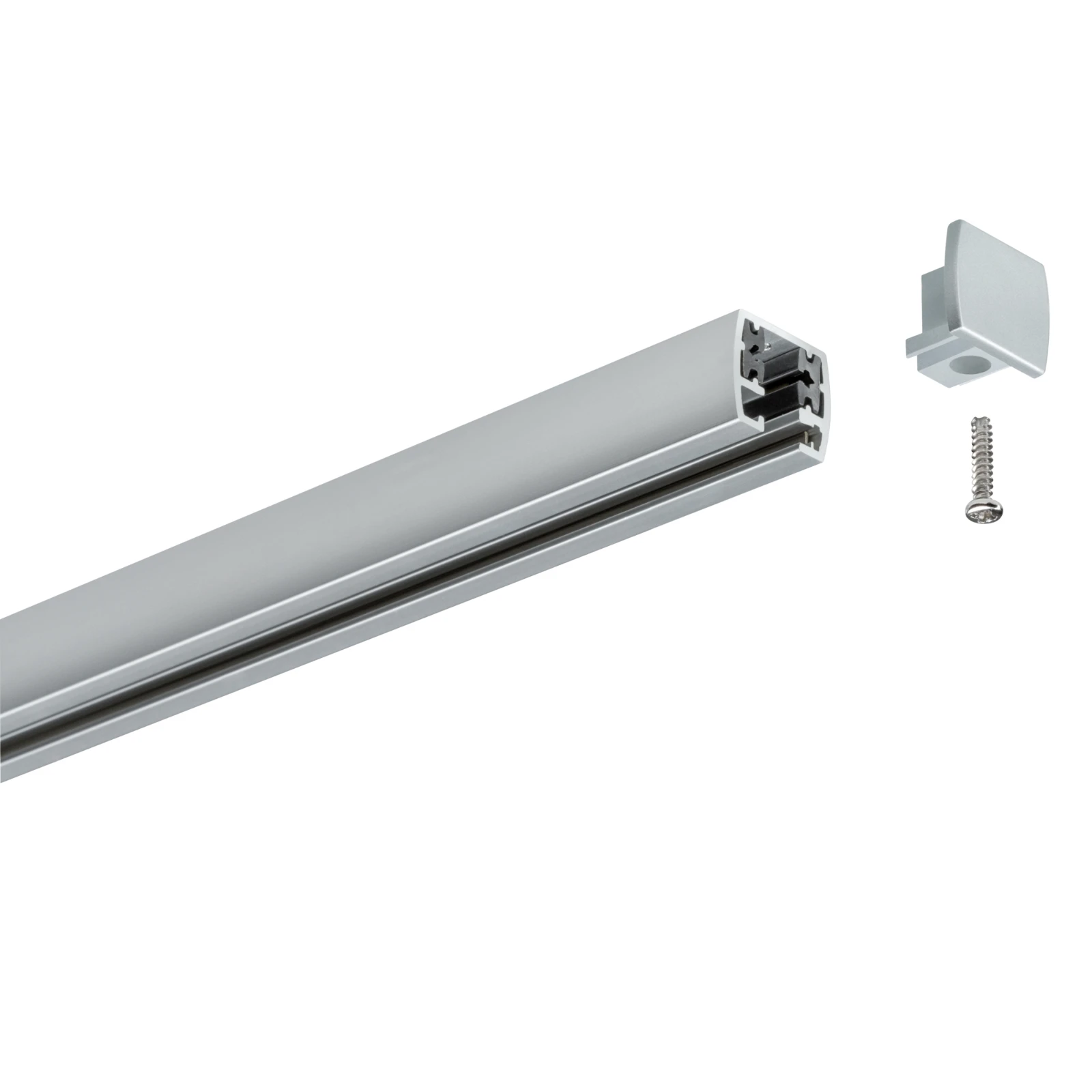 Paulmann URail Eindkappen chroom mat (2 stuks)