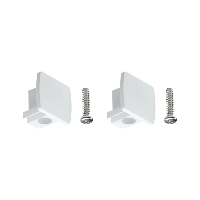 Paulmann URail Eindkappen wit (2 stuks)