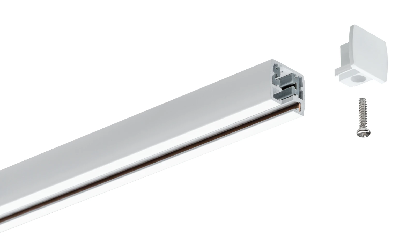 Paulmann URail Eindkappen wit (2 stuks)