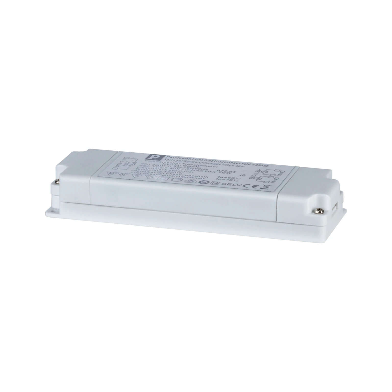 Paulmann Elektronische trafo Flat Halogen AC 70VA 20-70W