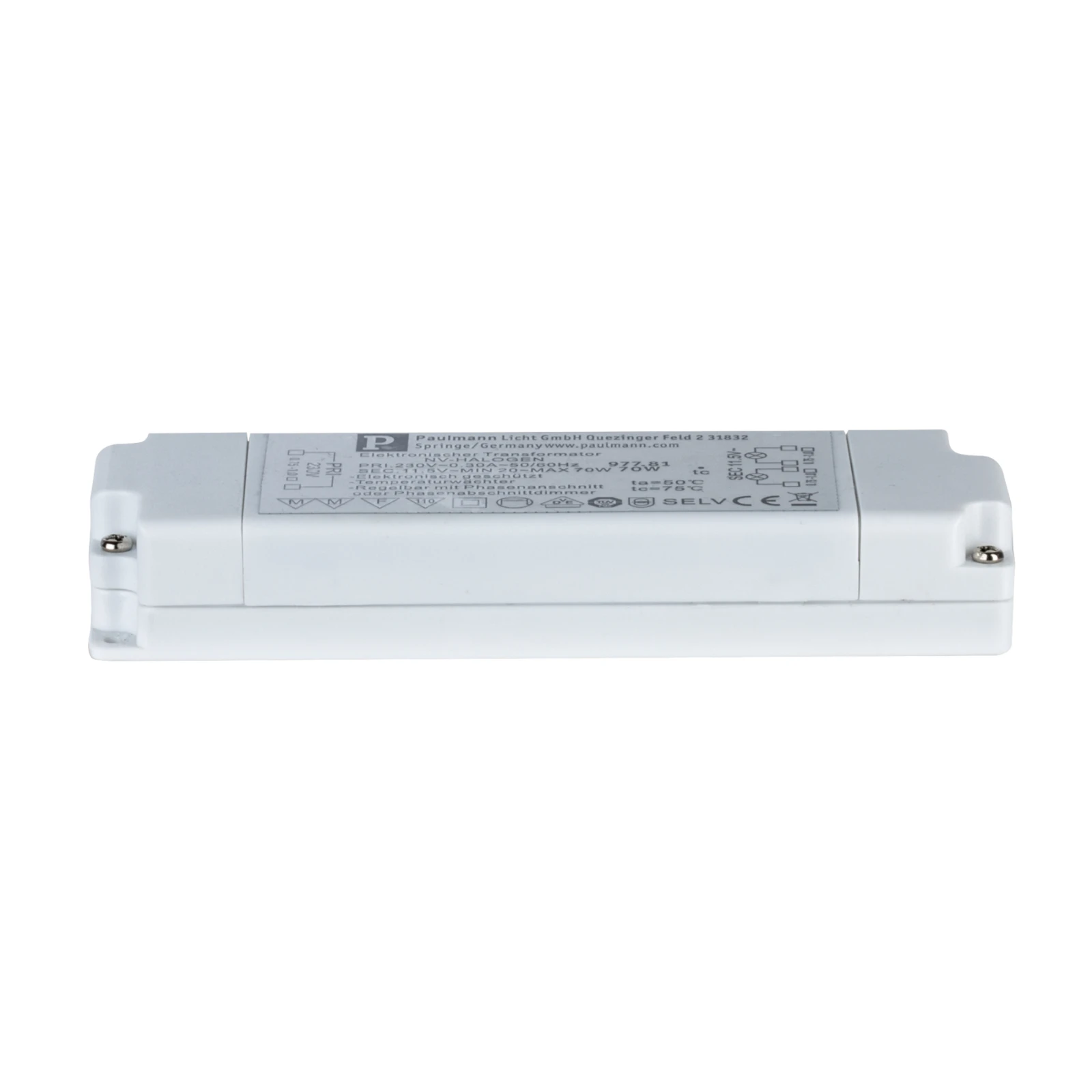 Paulmann Elektronische trafo Flat Halogen AC 70VA 20-70W