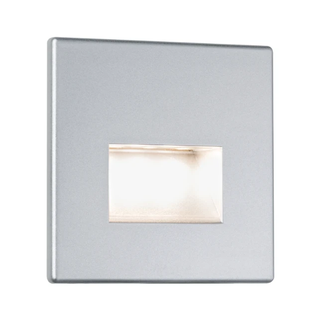 Paulmann LED-wandinbouwlamp Edge Quadro 1,1W chroom