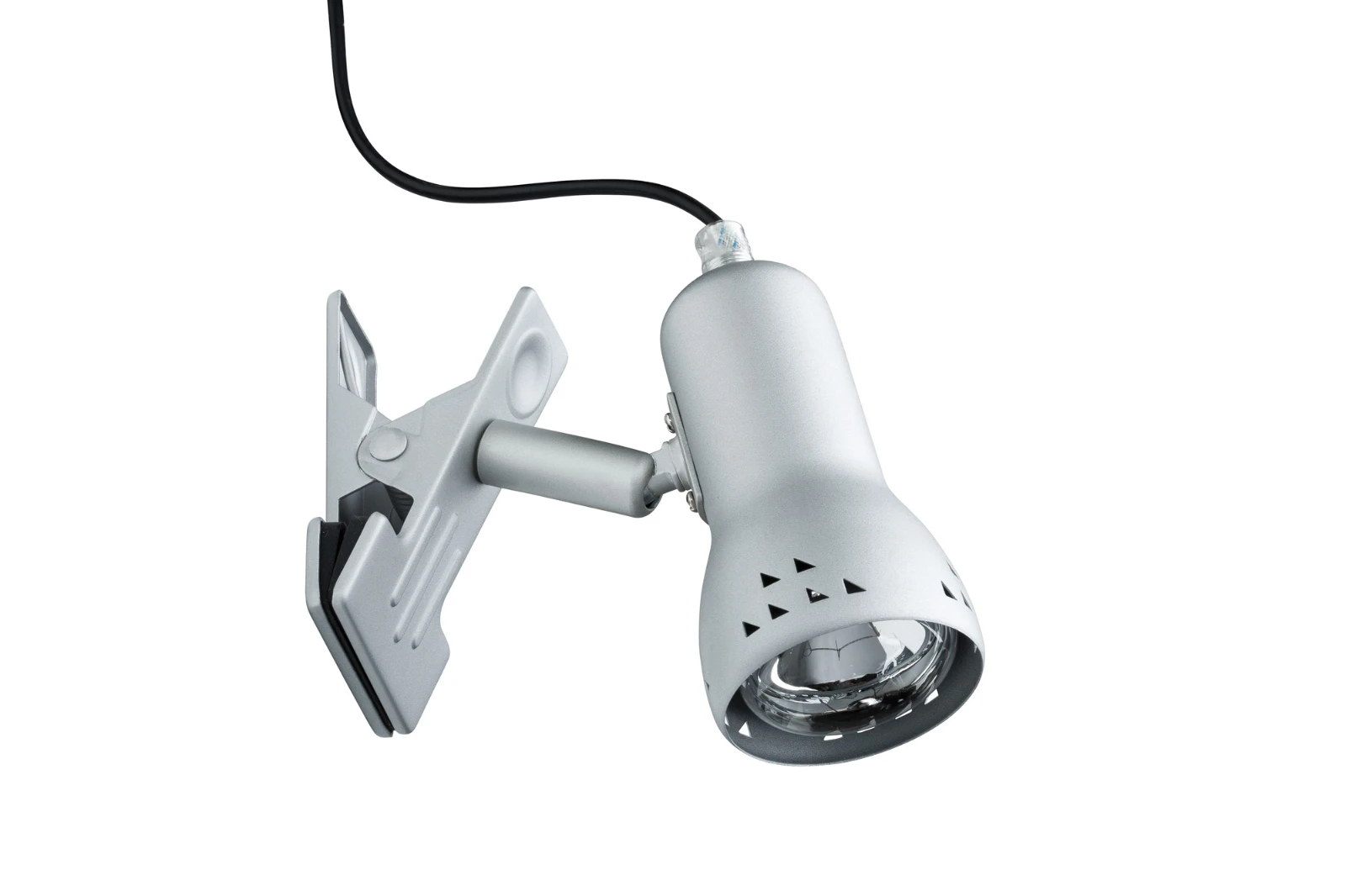 Paulmann Klemspot Gryps 40W E14 geborsteld staal