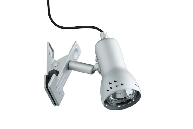 Paulmann Klemspot Gryps 40W E14 geborsteld staal