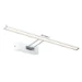 Paulmann LED-schilderij Galeria Beam 585mm 11W 2700K wit/chroom