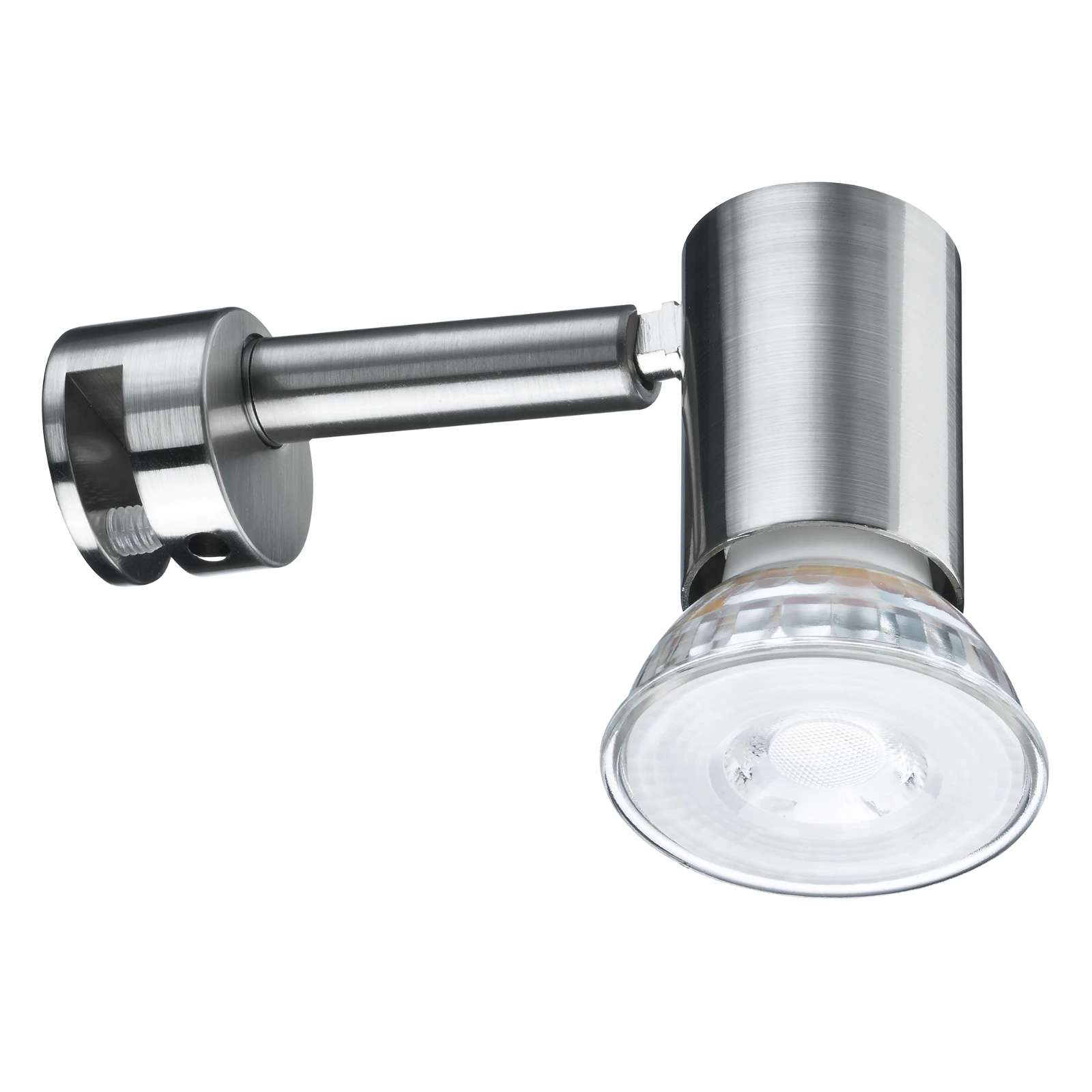 Paulmann LED-spiegellamp Simplo 5,3W staal