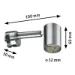 Paulmann LED-spiegellamp Simplo 5,3W staal