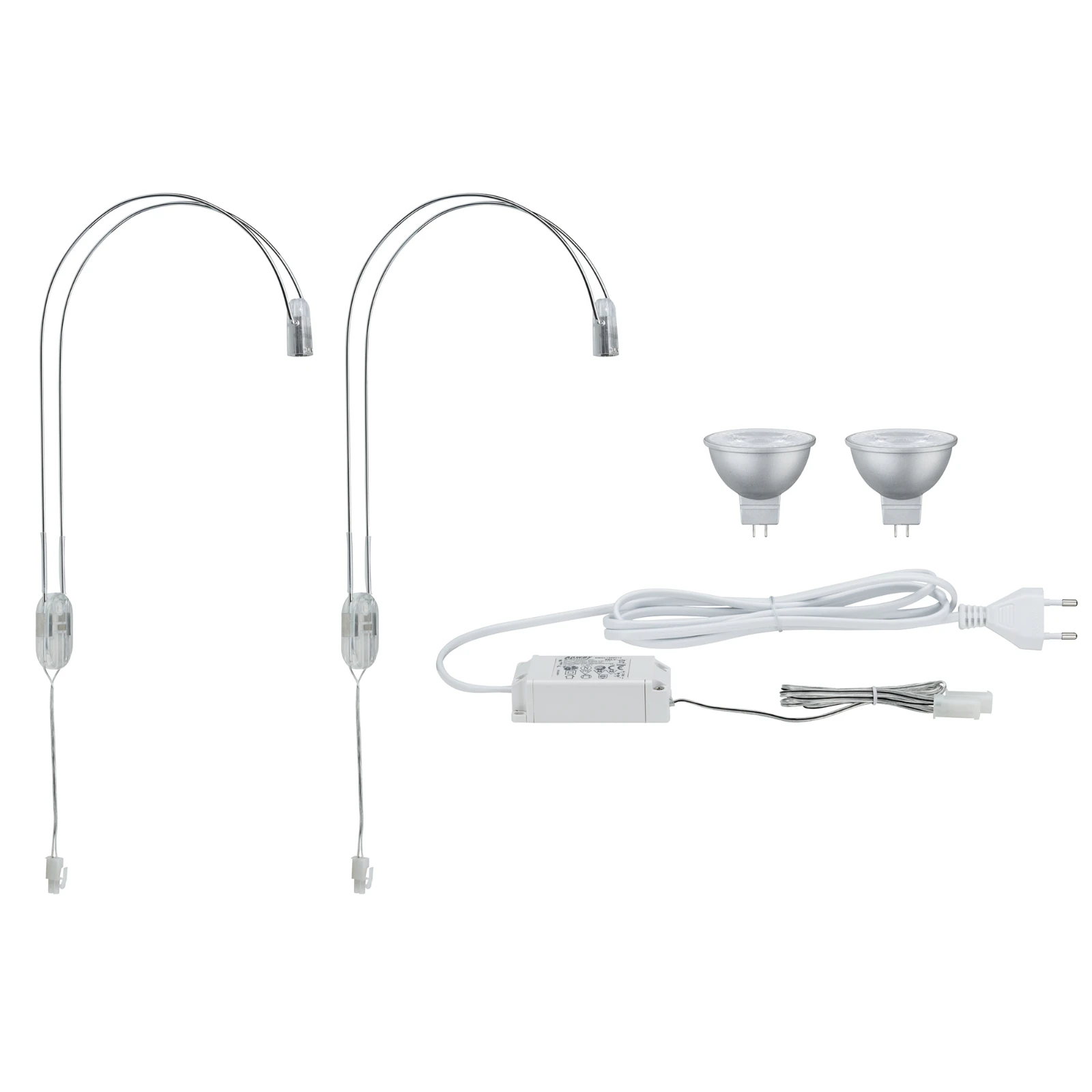 Paulmann LED-spiegellamp Galeria Assistent II 2x4W chroom