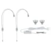 Paulmann LED-spiegellamp Galeria Assistent II 2x4W chroom