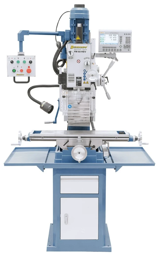 Bernardo Boor- & Freesmachine FM 50 HSV met 3-assige digitale uitlezing