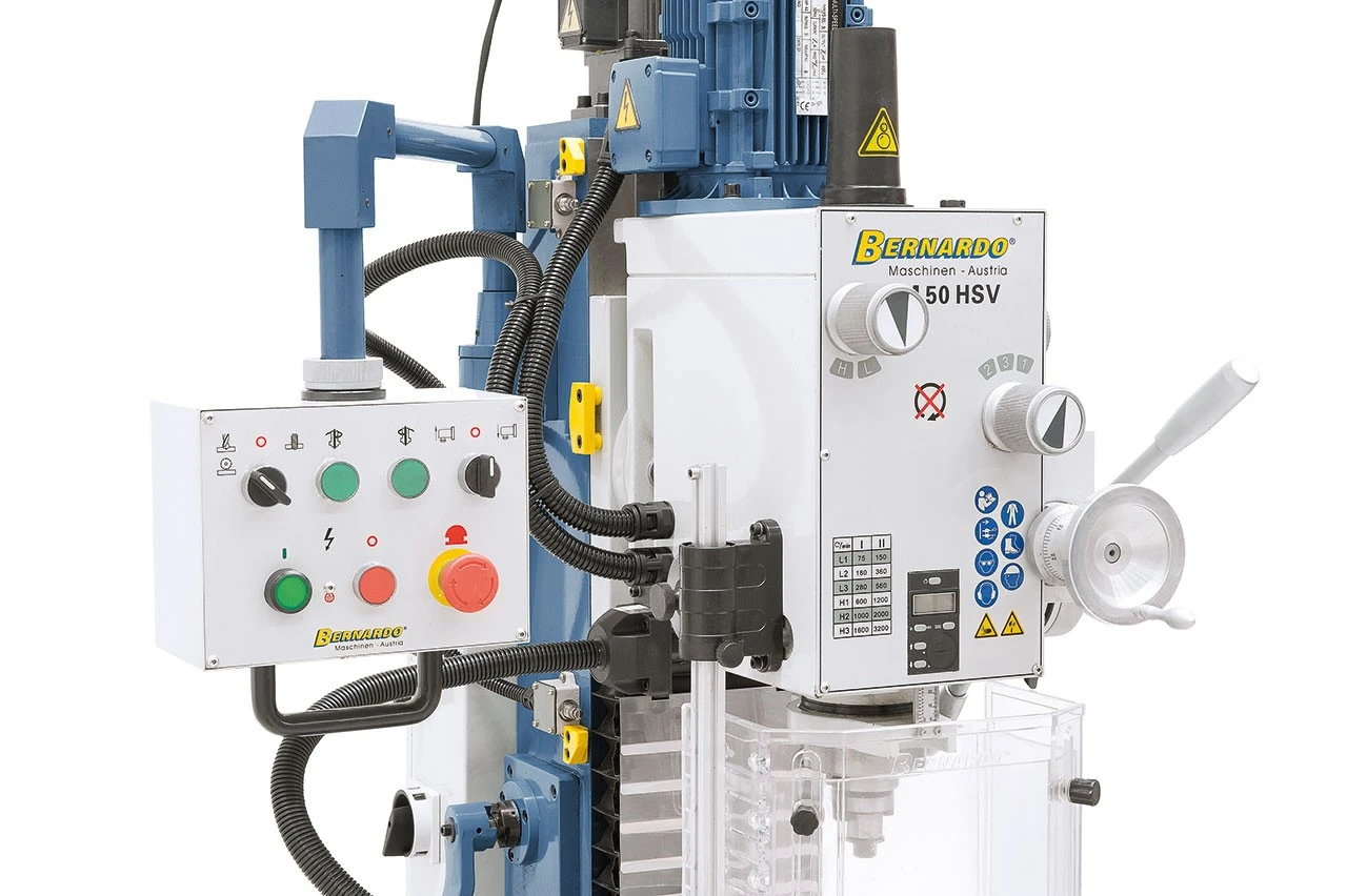 Bernardo Boor- & Freesmachine FM 50 HSV met 3-assige digitale uitlezing