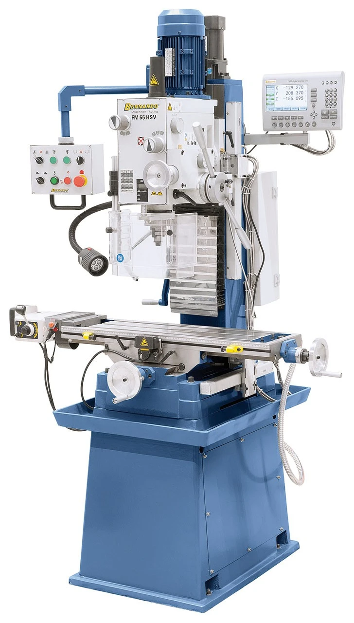 Bernardo Boor- & Freesmachine FM 55 HSV met 3-assige digitale uitlezing