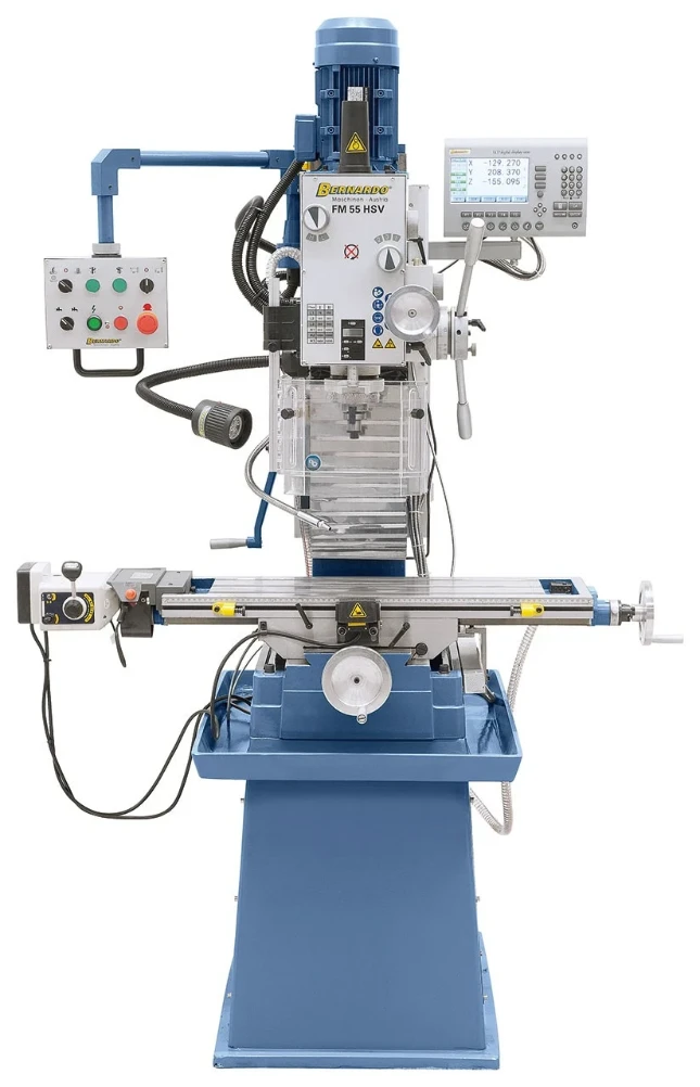 Bernardo Boor- & Freesmachine FM 55 HSV met 3-assige digitale uitlezing