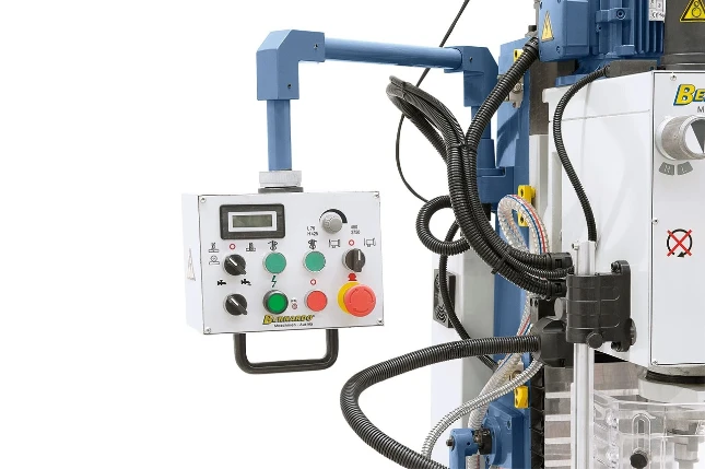 Bernardo Boor- & Freesmachine FM 55 HSV Vario met 3-assige digitale uitlezing
