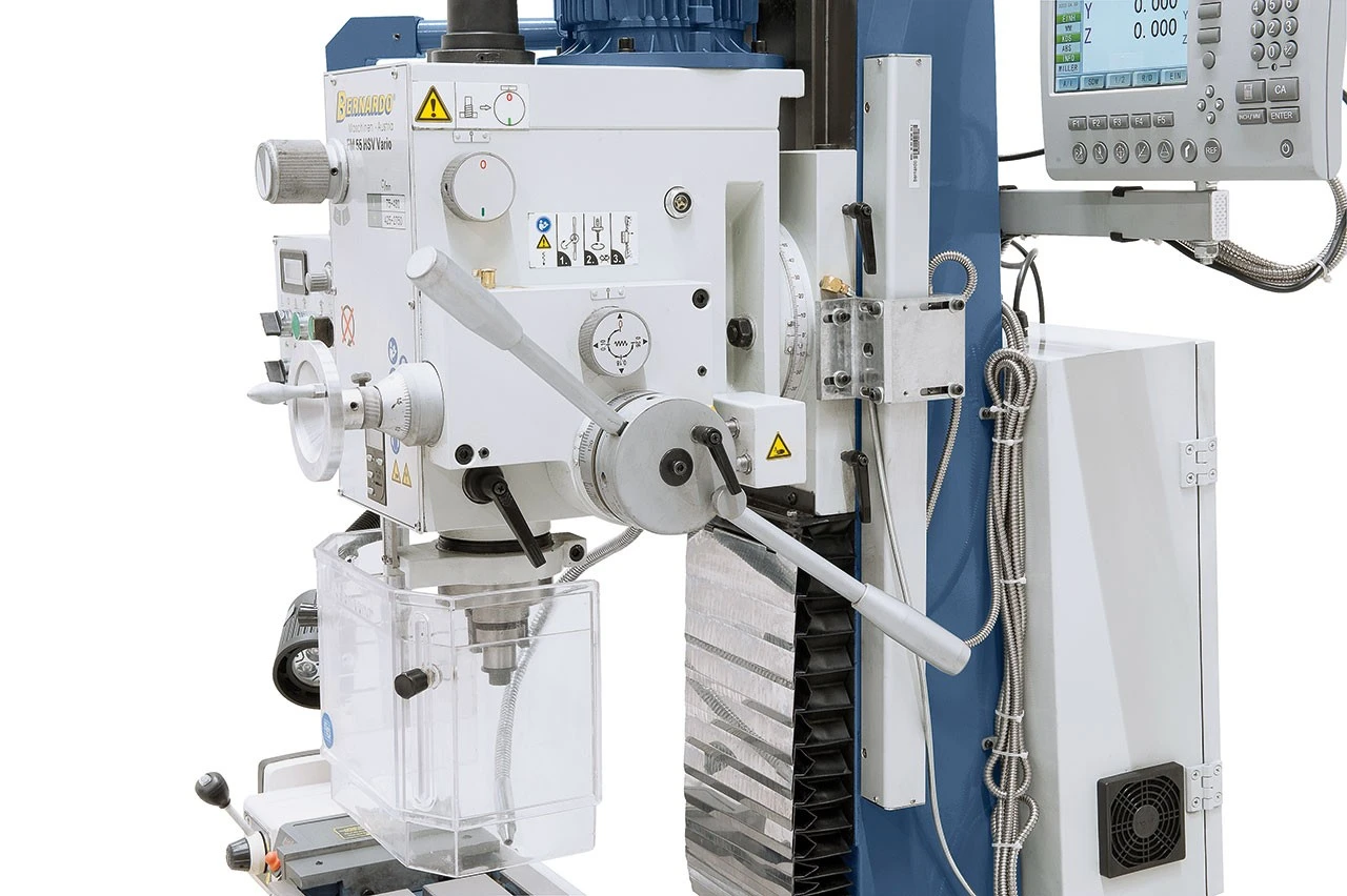 Bernardo Boor- & Freesmachine FM 55 HSV Vario met 3-assige digitale uitlezing