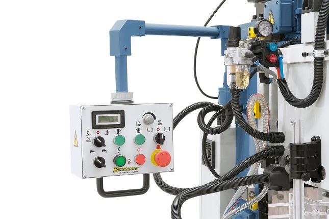 Bernardo Boor- & Freesmachine FM 55 HTC Vario met 3-assige digitale uitlezing