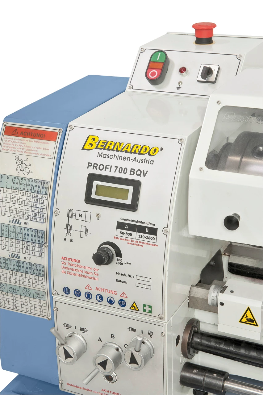 Bernardo Draaibank Profi 700 BQV 230V