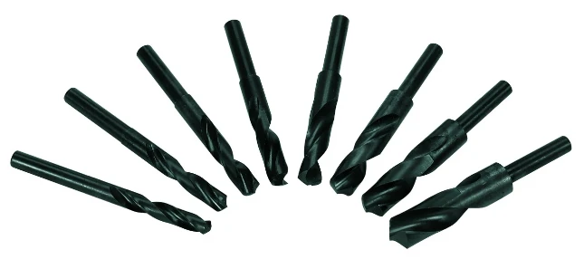 HSS Spiraalboren + Ronde schacht 8-delig - Set D