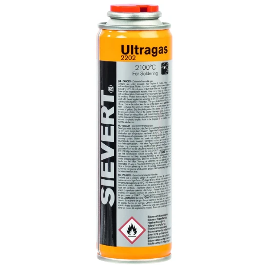 Sievert Cartouche Ultragaz, 60g pour PSI (12pcs)