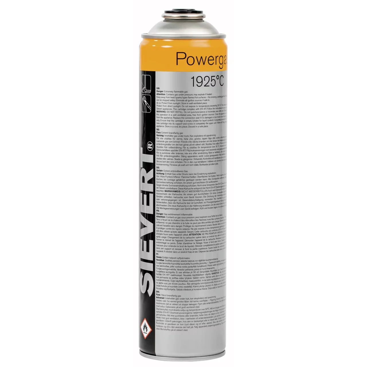 Sievert Gaspatroon Mapp 380gr 640ml