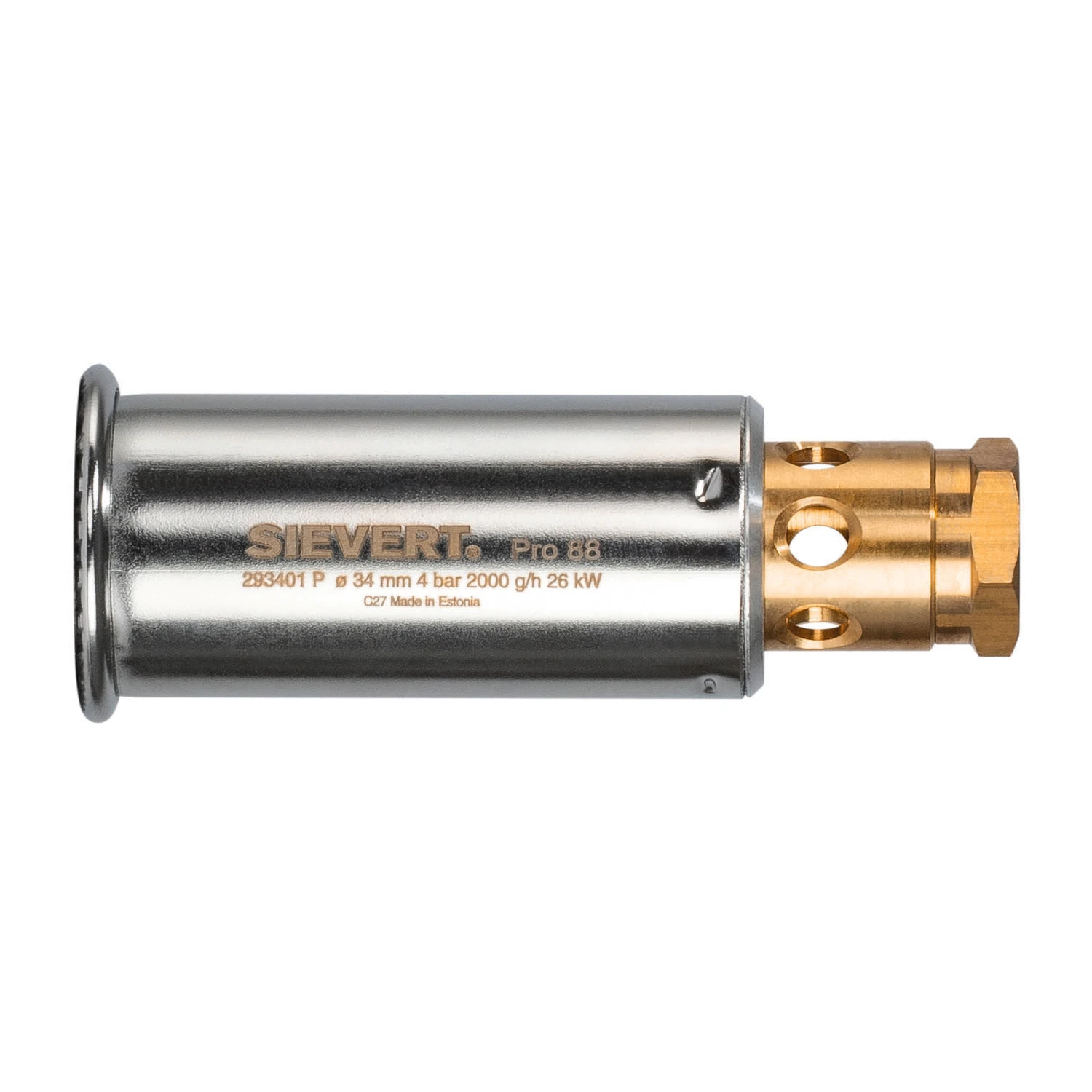 Sievert Brander O34mm RVS