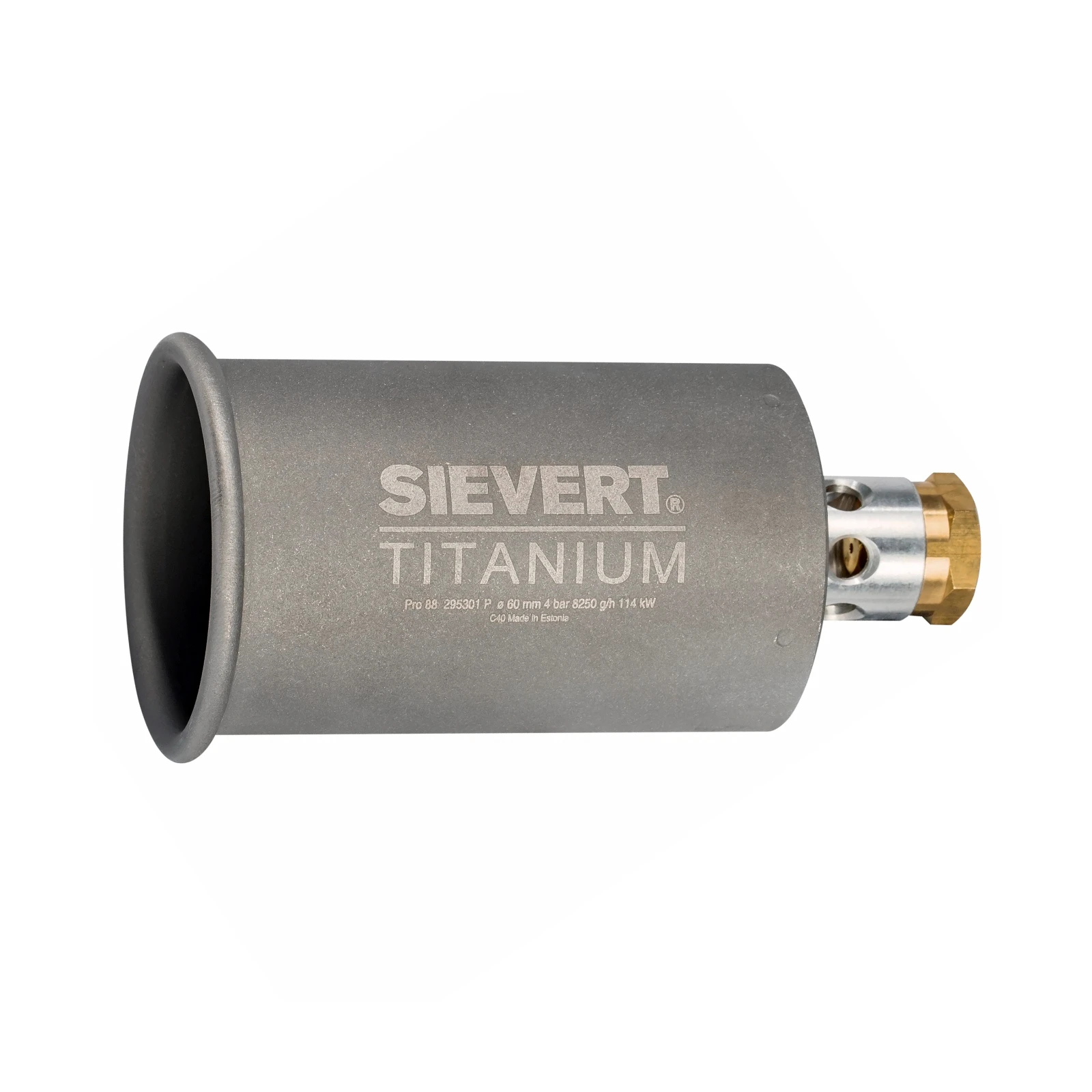 Sievert Branderkop O60 mm - titanium