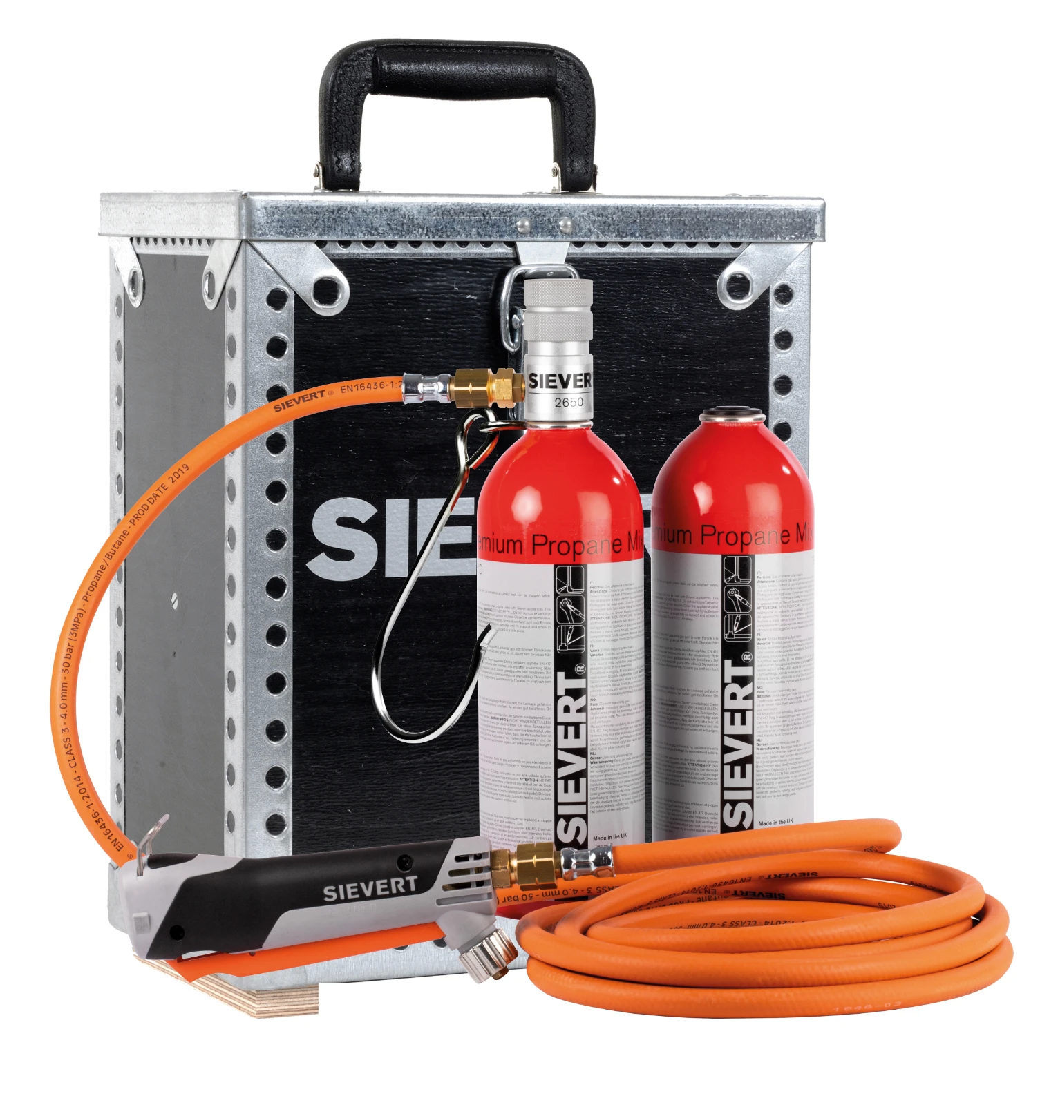 Sievert Promatic set incl 2 wegwerpflessen