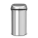 Brabantia Afvalemmer Touch Bin 60L - matt steel
