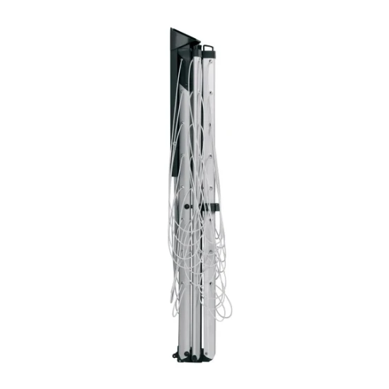 Brabantia Wanddroger WallFix met beschermhoes - zilver