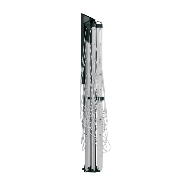 Brabantia Wanddroger WallFix met beschermhoes - zilver