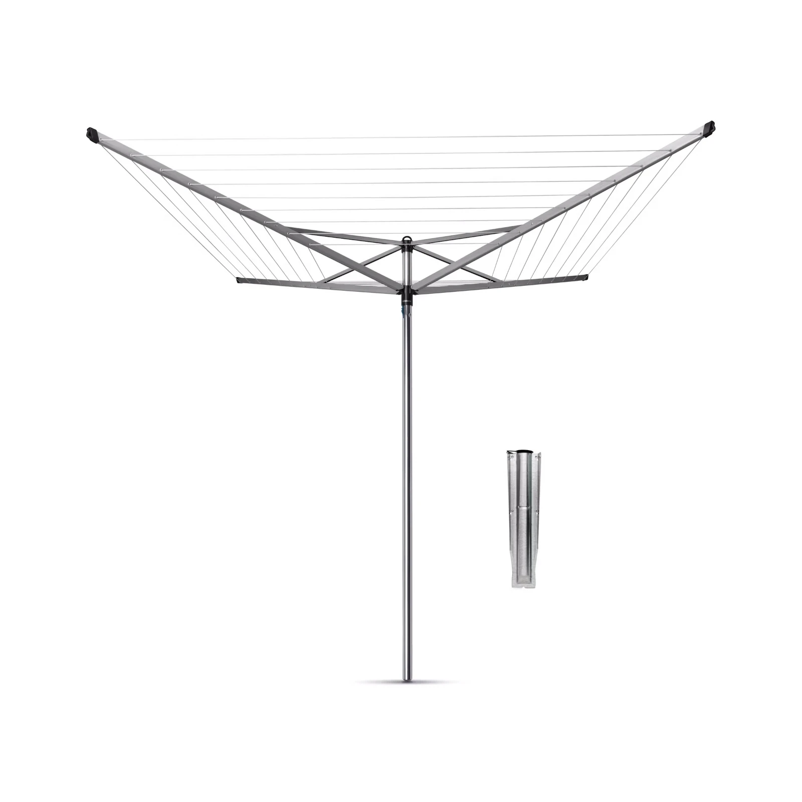 Brabantia Droogmolen Topspinner 50m - zilver