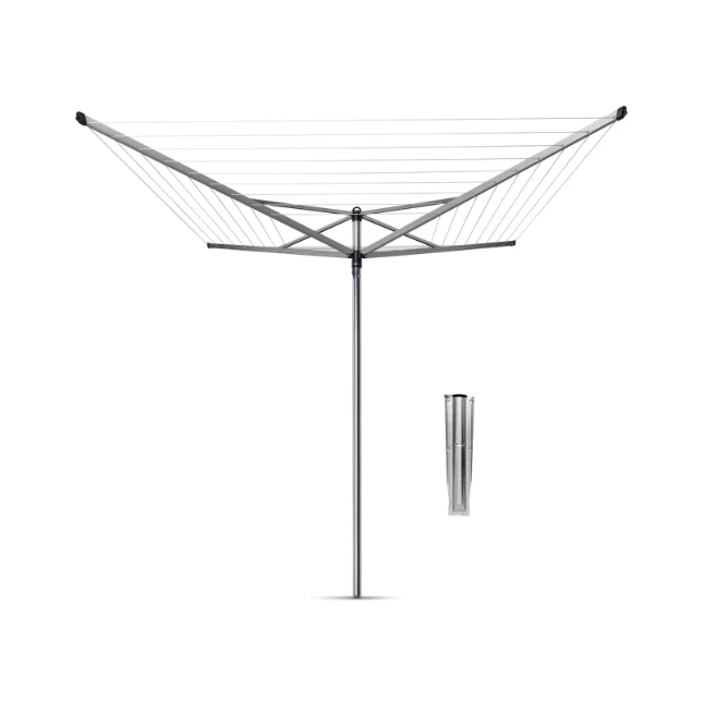 Brabantia Droogmolen Topspinner 50m - zilver