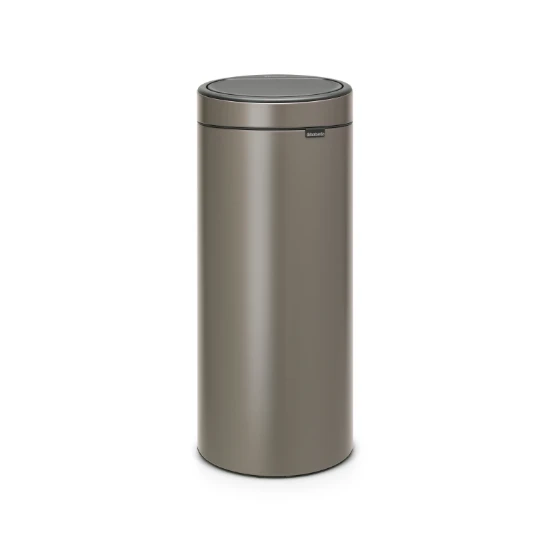 Brabantia Afvalemmer Touch Bin 30L - platinum