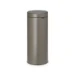 Brabantia Afvalemmer Touch Bin 30L - platinum