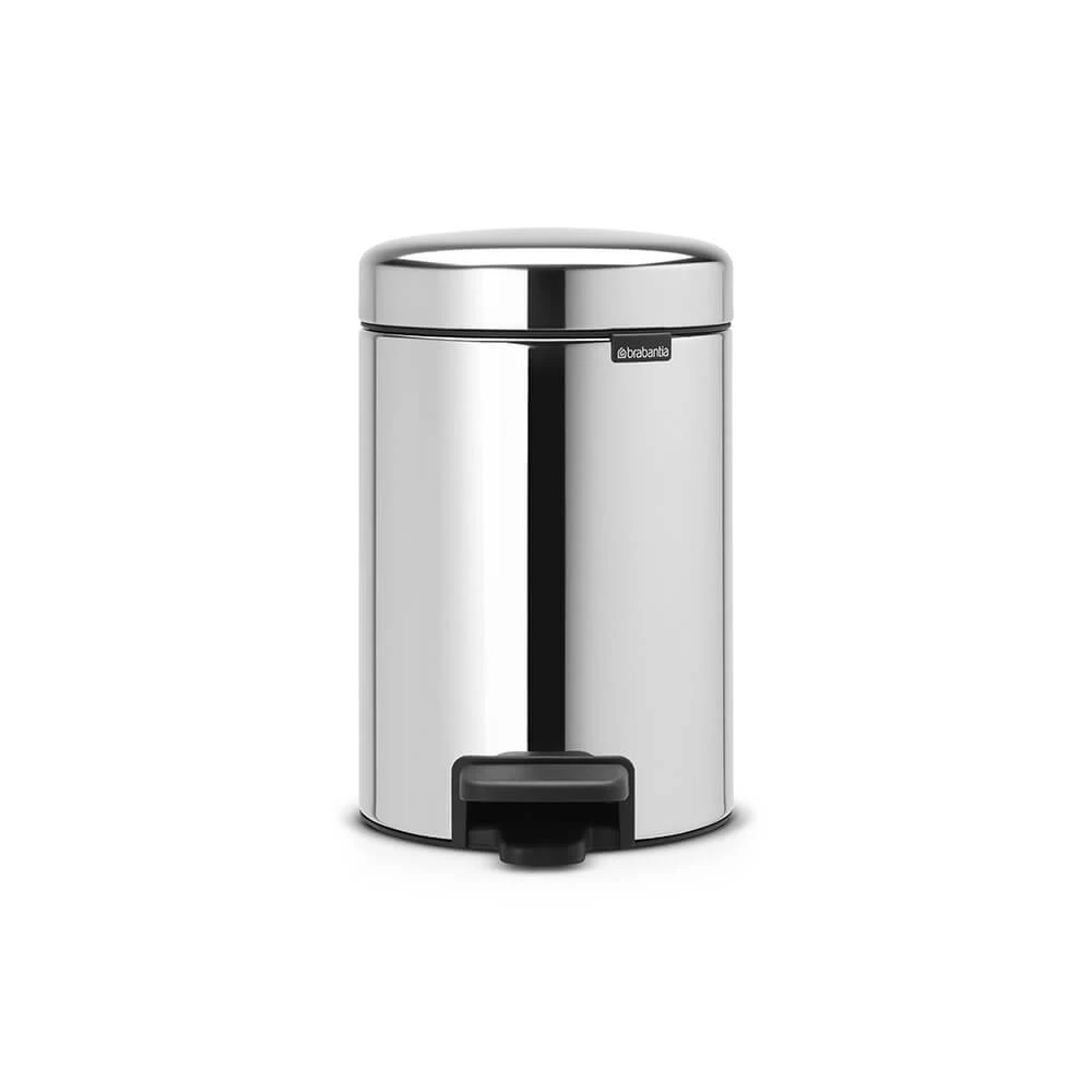 Brabantia Pedaalemmer Newicon 3L - brilliant steel