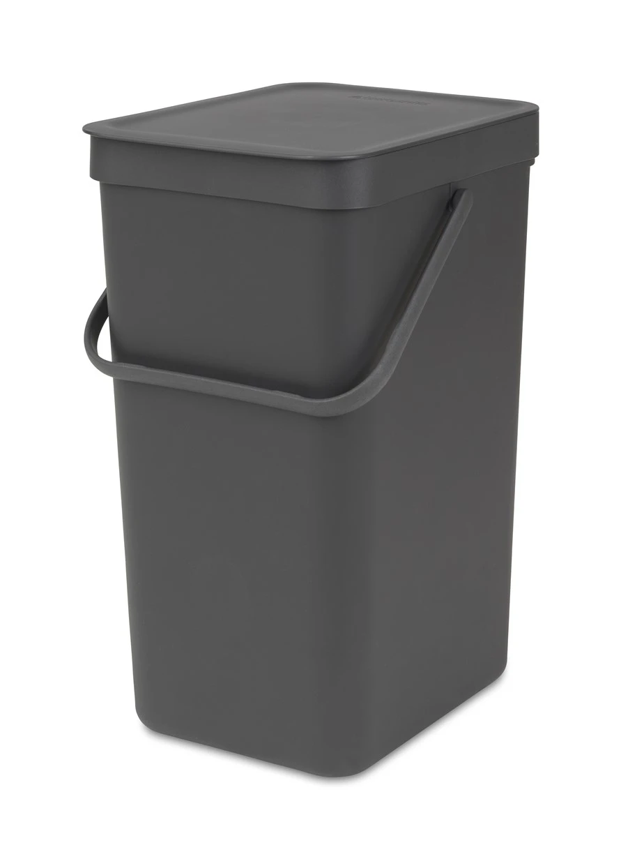 Brabantia Afvalemmer Sort & Go 16L - grijs