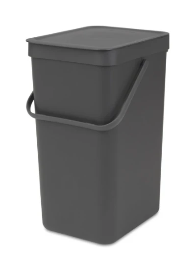 Brabantia Afvalemmer Sort & Go 16L - grijs