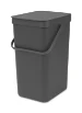 Brabantia Afvalemmer Sort & Go 16L - grijs