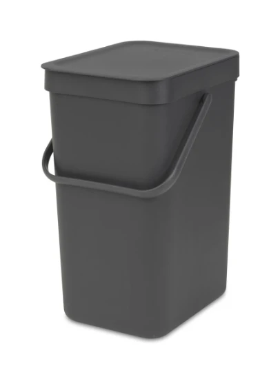 Brabantia Afvalemmer Sort & Go 12L - grijs