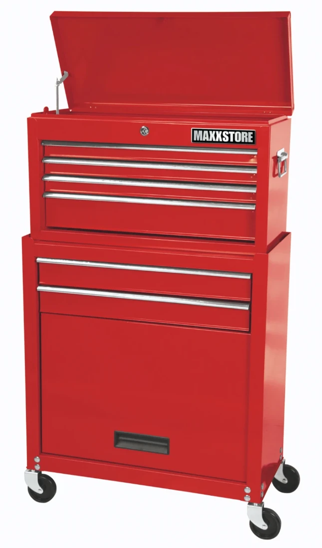 ERRO Gereedschapswagenset Maxxstore (met opzetkist) - 6 laden