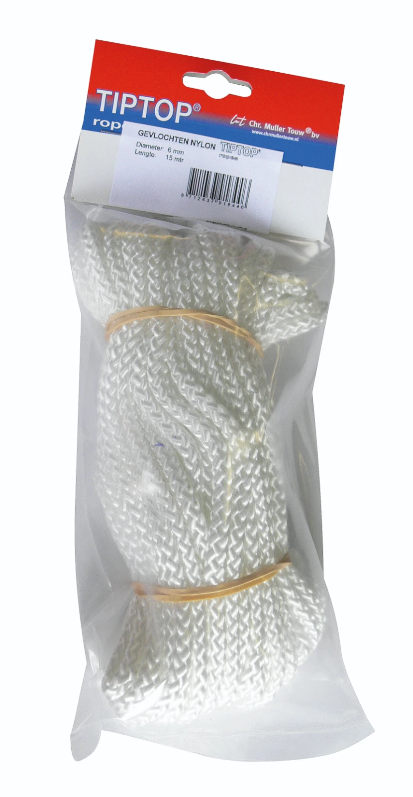 ERRO Touw gevlochten nylon 15mx6mm