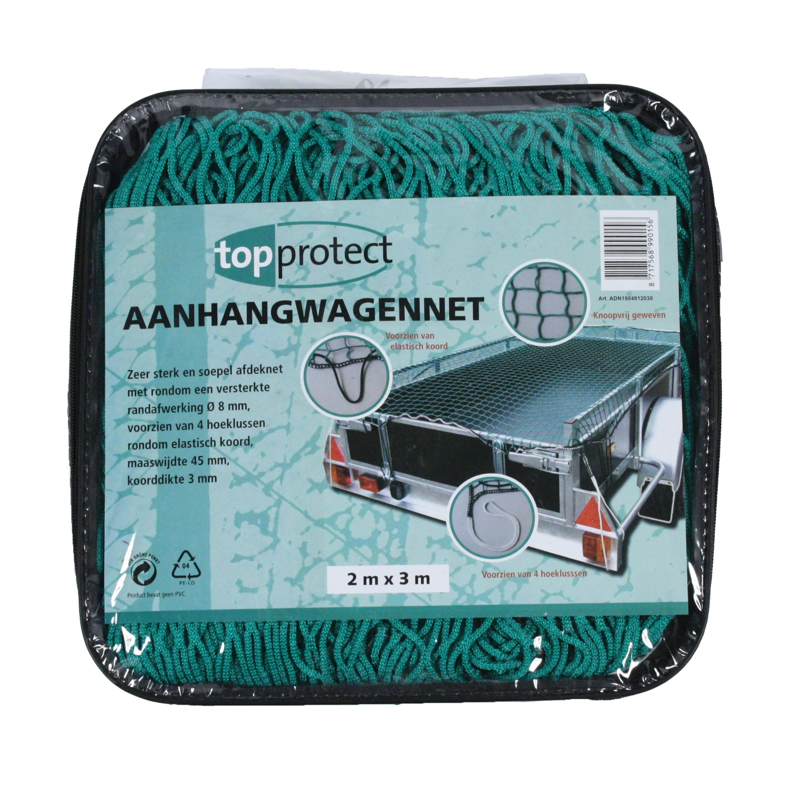 ERRO Aanhangwagennet 2x3m