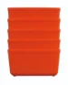 ERRO Inzetbakje oranje CombiBox 2 (5 stuks)