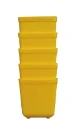ERRO Inzetbakje geel CombiBox 1 (5 stuks)