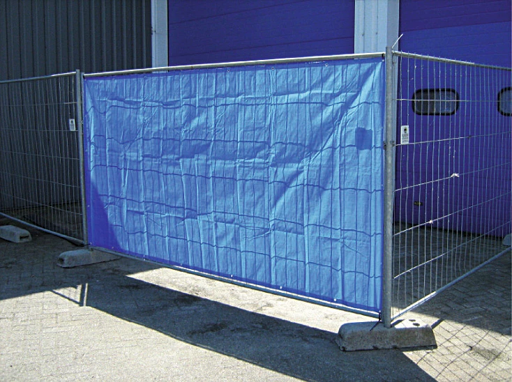 ERRO Bouwhekkleed 1,76x3,41m blauw