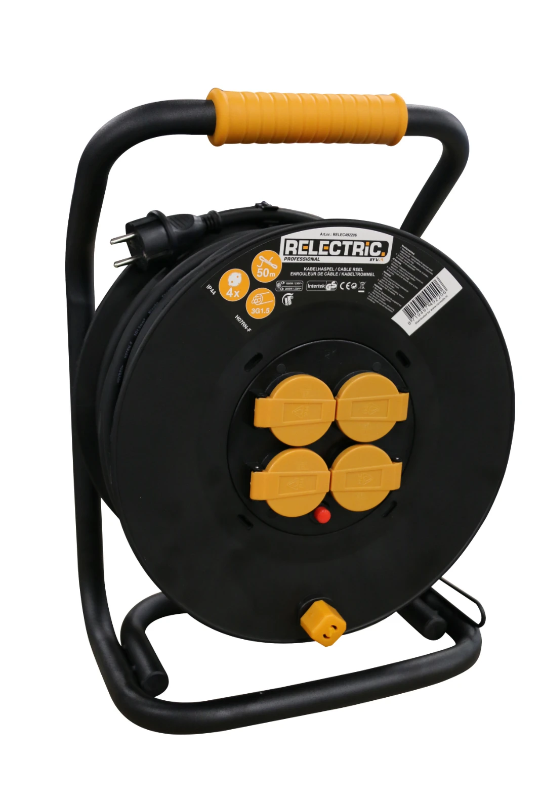 RELECTRIC PRO Kabelhaspel 50 meter IP44 3x1,5mm