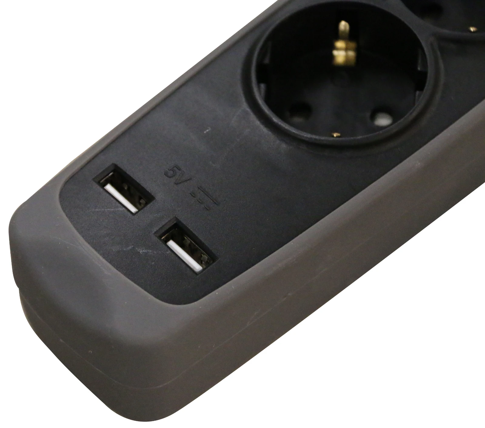 RELECTRIC Stekkerdoos 1,5 meter 3-voudig met 2x USB