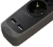 RELECTRIC Stekkerdoos 1,5 meter 3-voudig met 2x USB